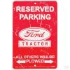 Decoratief metalen bord Ford reserved parking