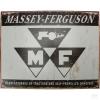 Metalen bord logo Massey Ferguson