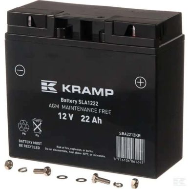 Accu 12V 22Ah 160A Kramp