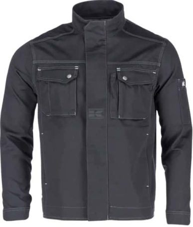 Werkjack licht, unisex, zwart, M