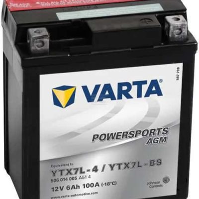 Accu 12V 6Ah 100A AGM Powersports VARTA