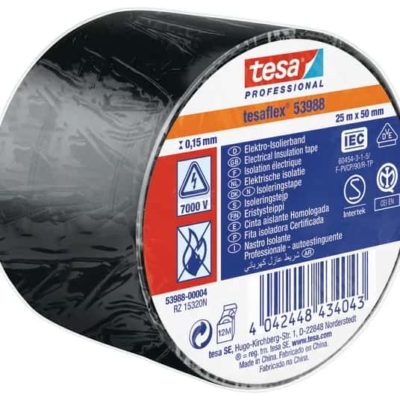 Tesa isolatietape 50 mm 1900 Economy ducttape 50 mm x 50 m, zilver