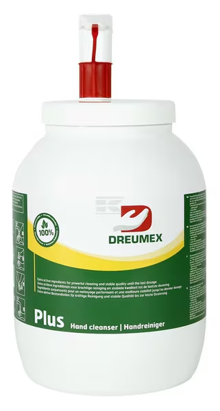 Dreumex handreiniger Plus 2,8 l met pomp Handreiniger Plus 2,8 l geel Dreumex