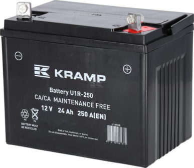 Accu 12V 24Ah 250A gesloten Kramp