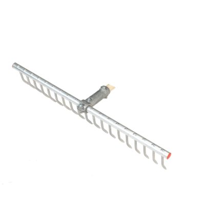 Aluminium inzaaihark met 19 tanden, lengte 60 cm.