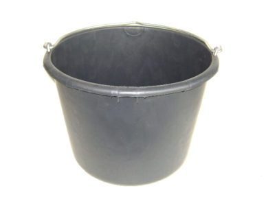 Gripline emmer 12 l zwart