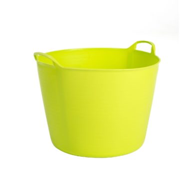 Flexi tub Lime 42 liter, kunststof waterdichte draagmand