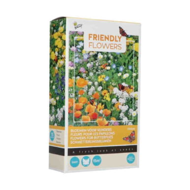Friendly Flowers Vlinders Laag 15m²