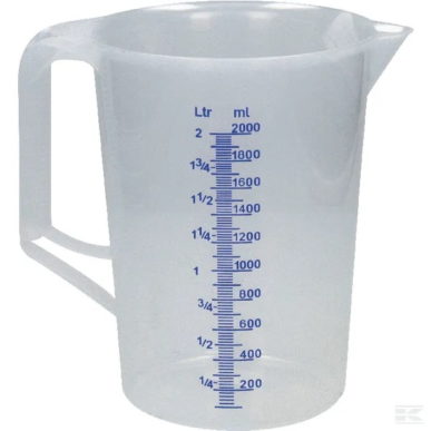 Maatbeker 2,0 l PP
