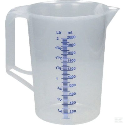 Maatbeker 2,0 l PP