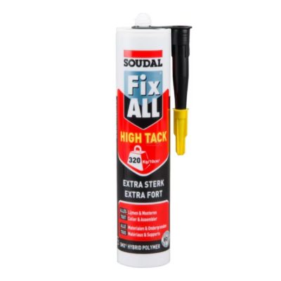 Soudal Fix All High Tack zwart 290 ml
