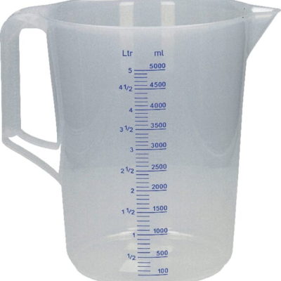 Maatbeker 5,0 l PP