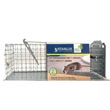 Edialux rattenval met 1 ingang