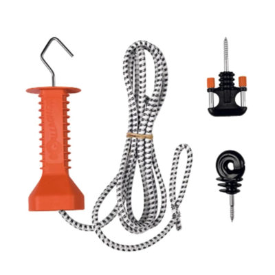Gallagher Doorgangsset elastisch cord wit 6m Gallagher Doorgangsset elastisch cord wit 3/6m