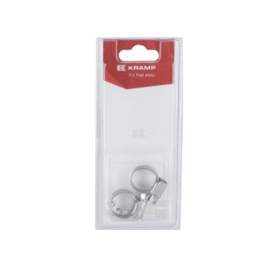 Verpakking met 2 slangklemmen 13 tot 19 mm