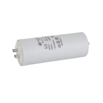 Condensator 50µF met stekkers