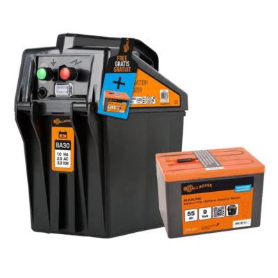 Weide schrikdraad apparaat van Gallagher met GRATIS batterij. Type BA30
