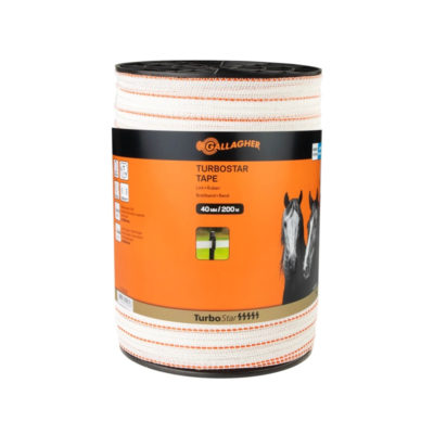 TurboStar Lint 40mm Super 200m wit Gallagher Turbostar Lint 40 mm wit