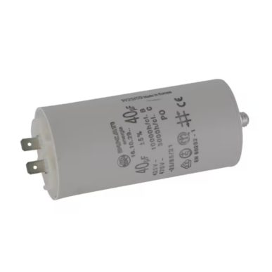 Condensator 40µF met stekkers