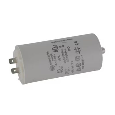 Condensator 40µF met stekkers