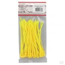 Gele kabelbinders 50 stuks