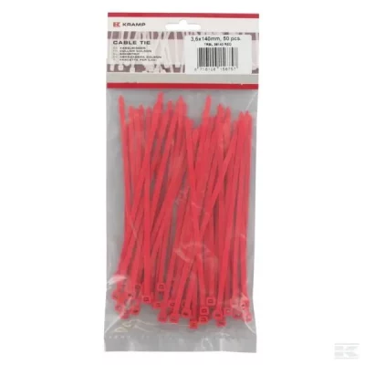 rode kabelbinders 50 stuks
