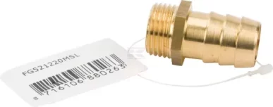 Slangpilaar 20 mm met 1/2" buitendraad