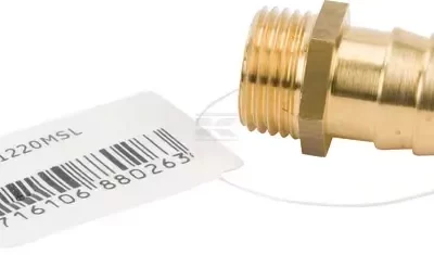 Slangpilaar 20 mm met 1/2" buitendraad