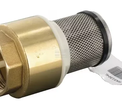 Voetklep met filter voor aanzuig. aansluiting 1 1/4 duim of 5/4 duim