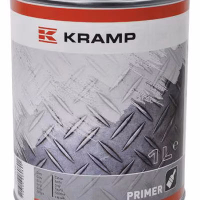 1 liter grijze grondverf van het mrek KRAMP