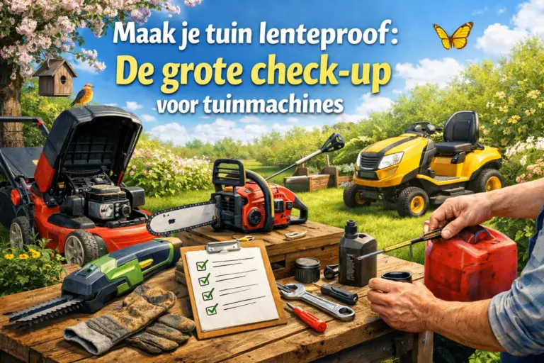 de grote checkup voor tuinmachines