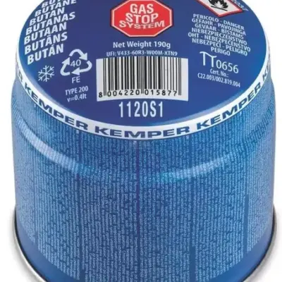 Kemper gaspatroon 190 gram voor gasbrander