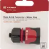 Slang snelkoppeling type Gardena met Aquastop 1/2 en 5/8 darm